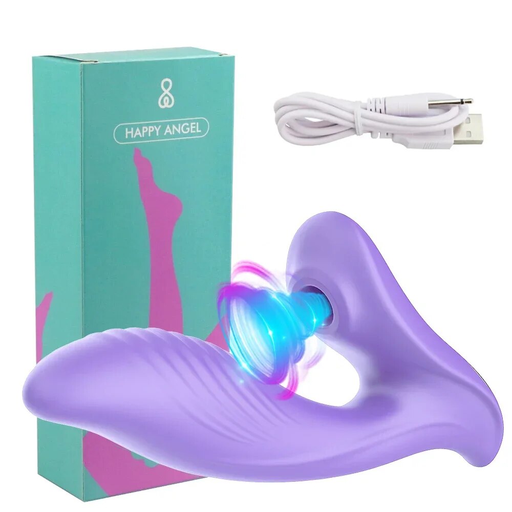 10 Speed G-spot Sucking Vibrator for Clitoris Stimulation Adult Sex Toy - HeartCaptor