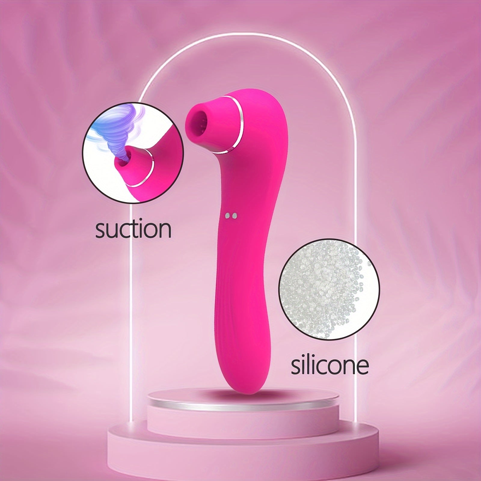 Upgraded Sucking Vibrator for Women, 10 Sucking & Vibrating Clitoral Stimulator - HeartCaptor