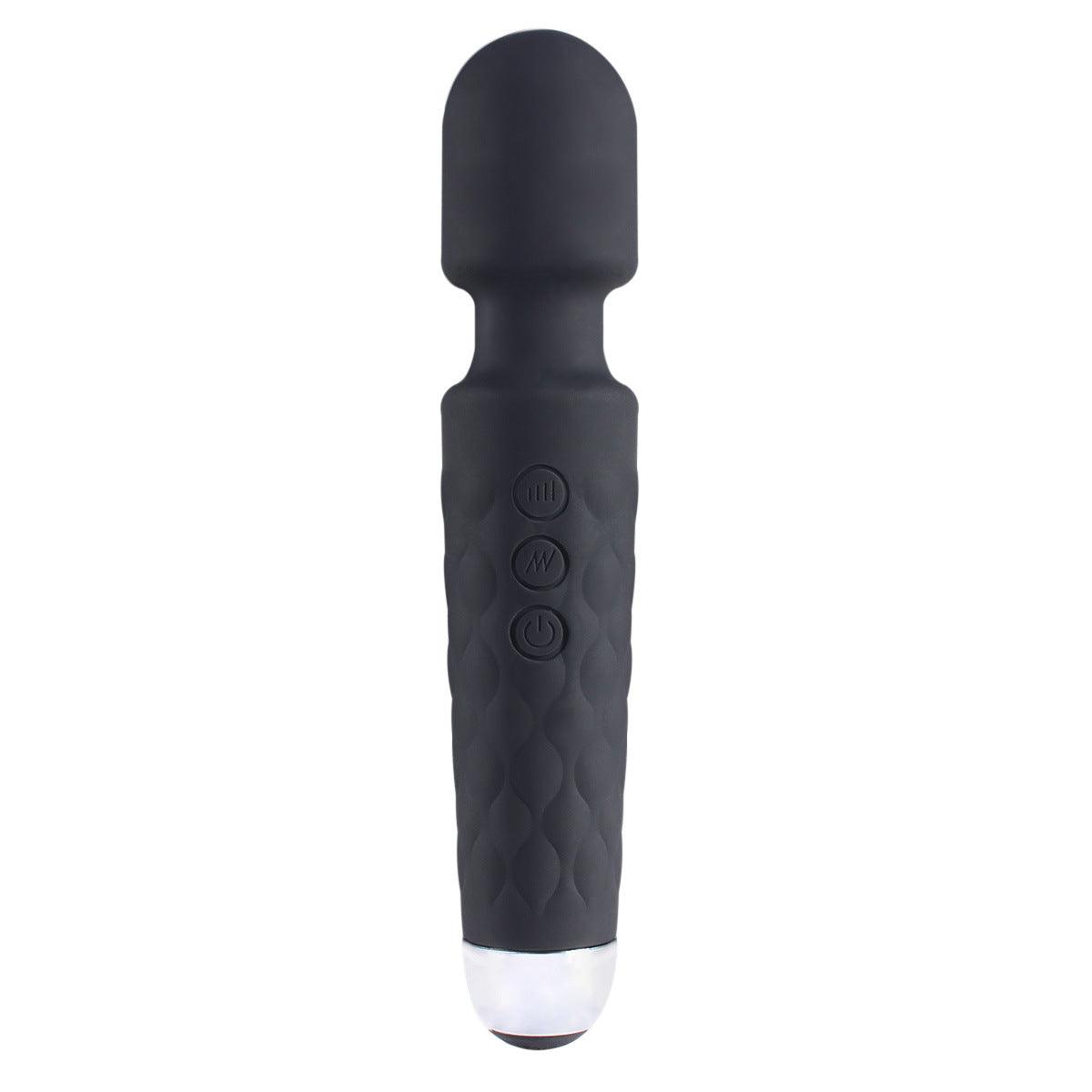 Silicone Vibrator Wand Massager with 20 Intense Frequency Modes - HeartCaptor