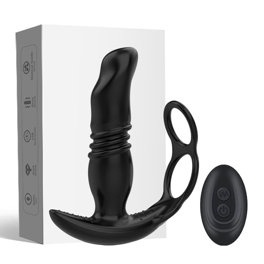 Advanced Prostate Massager with Telescopic Control for Men's Health