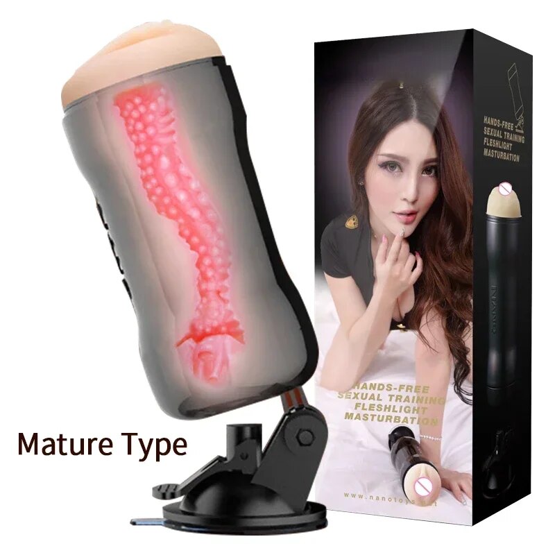 Rotating Hand Free Suction Male Masturbator Sex Machine - HeartCaptor