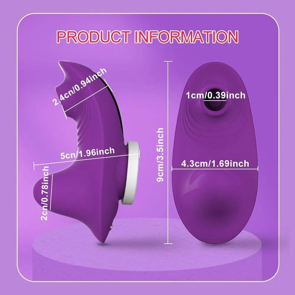 Remote Control Wearable Butterfly Vibrator for Women - HeartCaptor