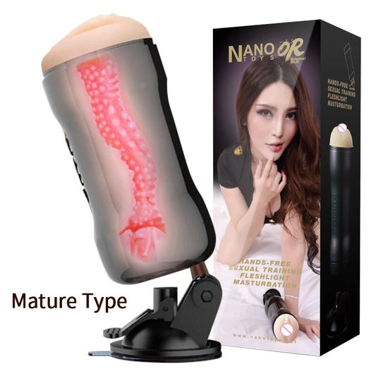 Male Masturbator with Rotating Suction Cup - HeartCaptor