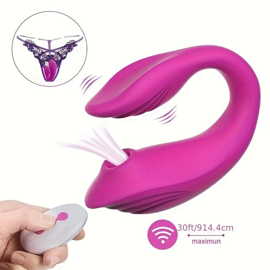 Wearable Vagina Sucking Vibrator with Remote Control - HeartCaptor