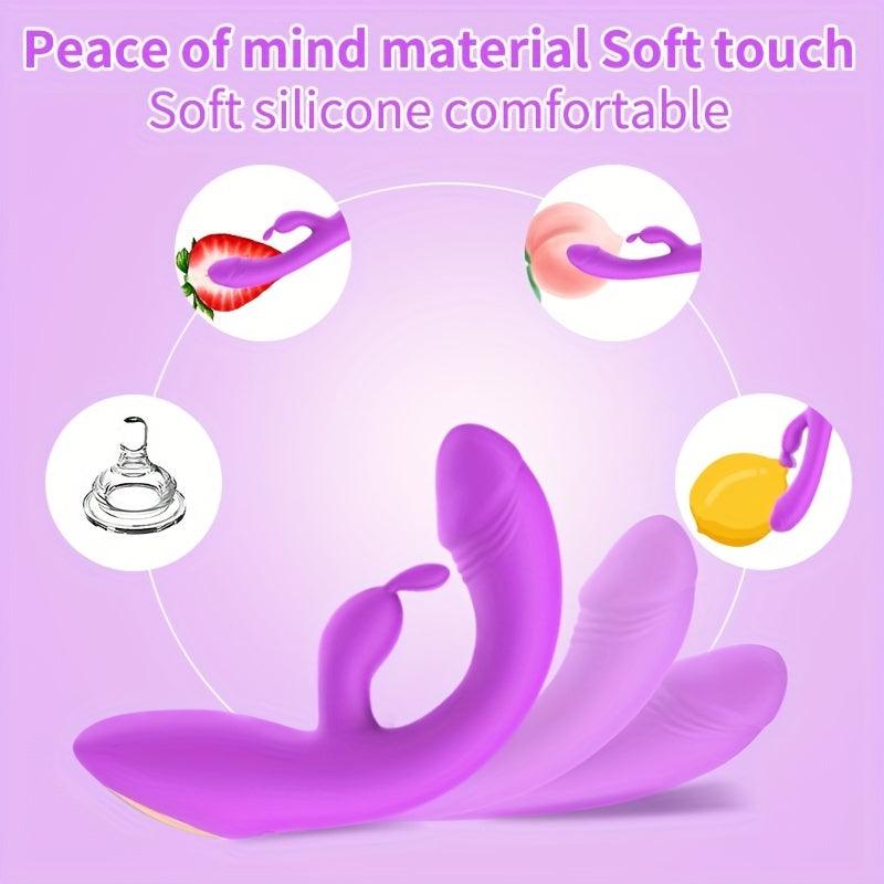 Rose G Spot Rabbit Vibrator, 9 Powerful Vibrations - HeartCaptor