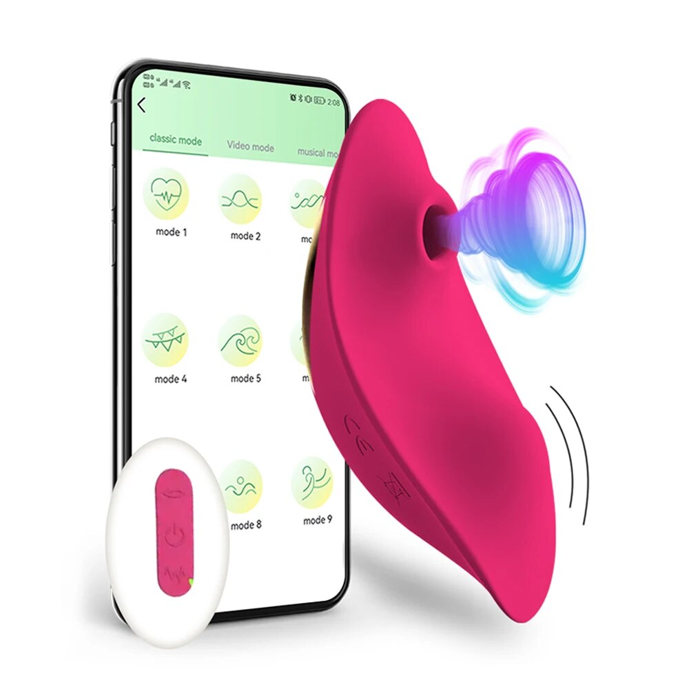 Wearable Clitoral Suction Vibrator for Women - HeartCaptor