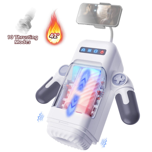 Automatic Male Masturbator with 10 Thrusting & Vibration Modes - HeartCaptor