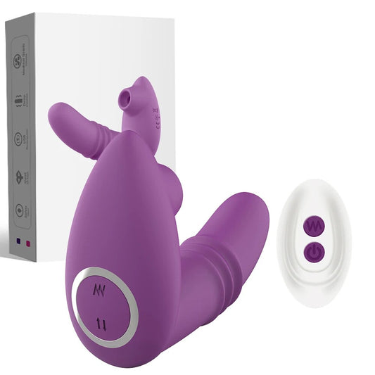 Remote Control Clitoral Sucking Vibrator for Women - HeartCaptor