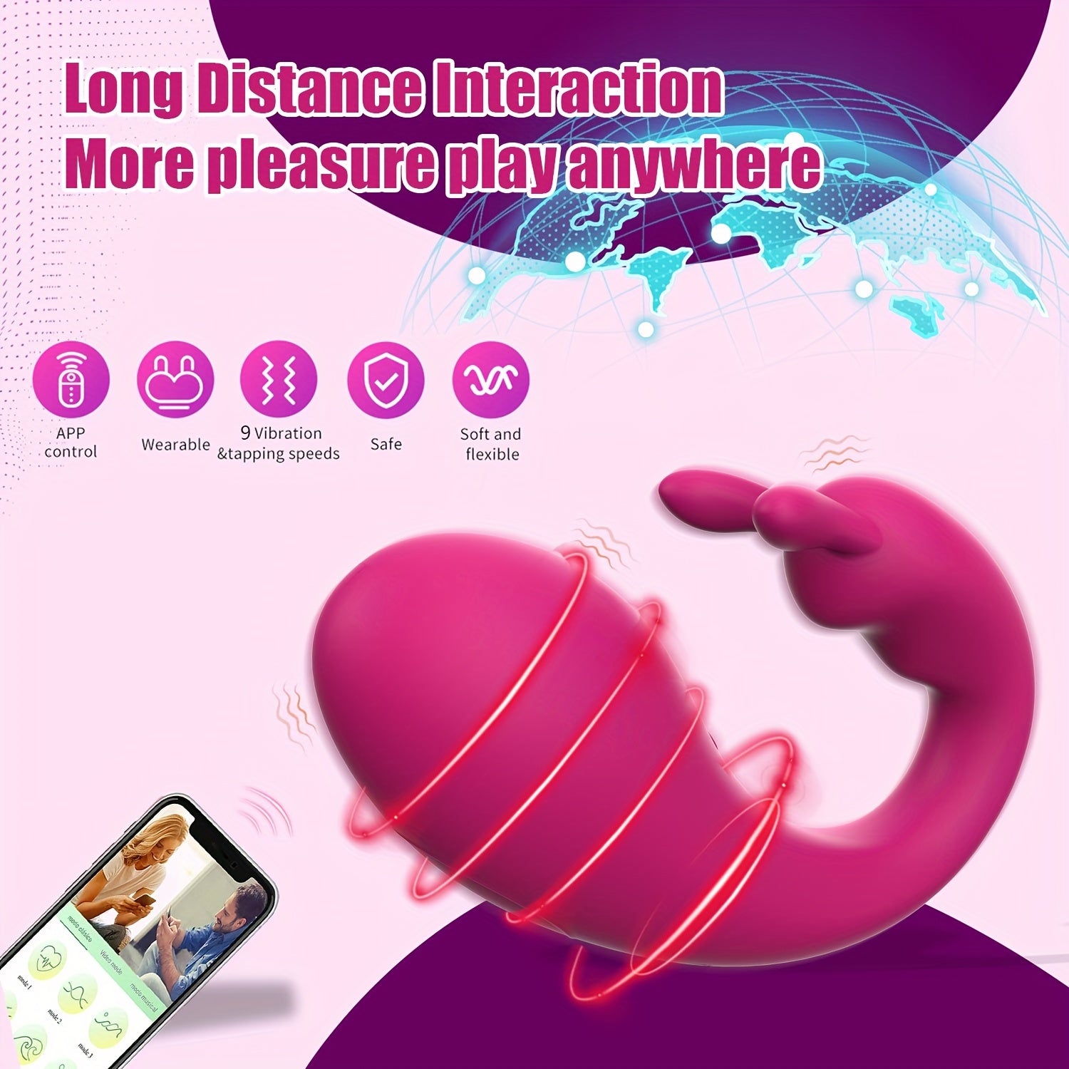 Remote Control G-spot Panty Vibrator - HeartCaptor