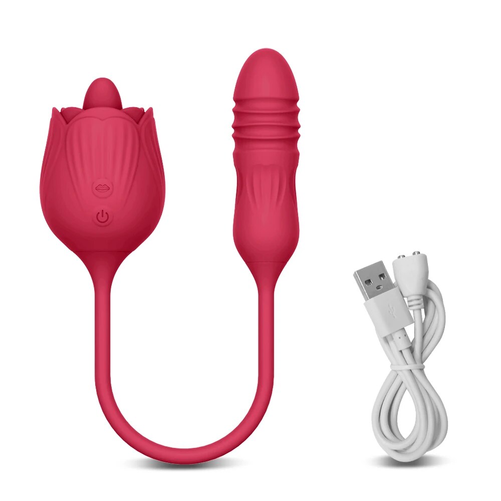 Dual Head Vibrator for Clitoral and G Spot Stimulation - HeartCaptor