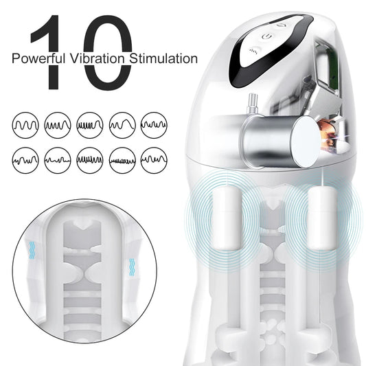 Automatic Male Masturbator with Suction and Vibration - HeartCaptor