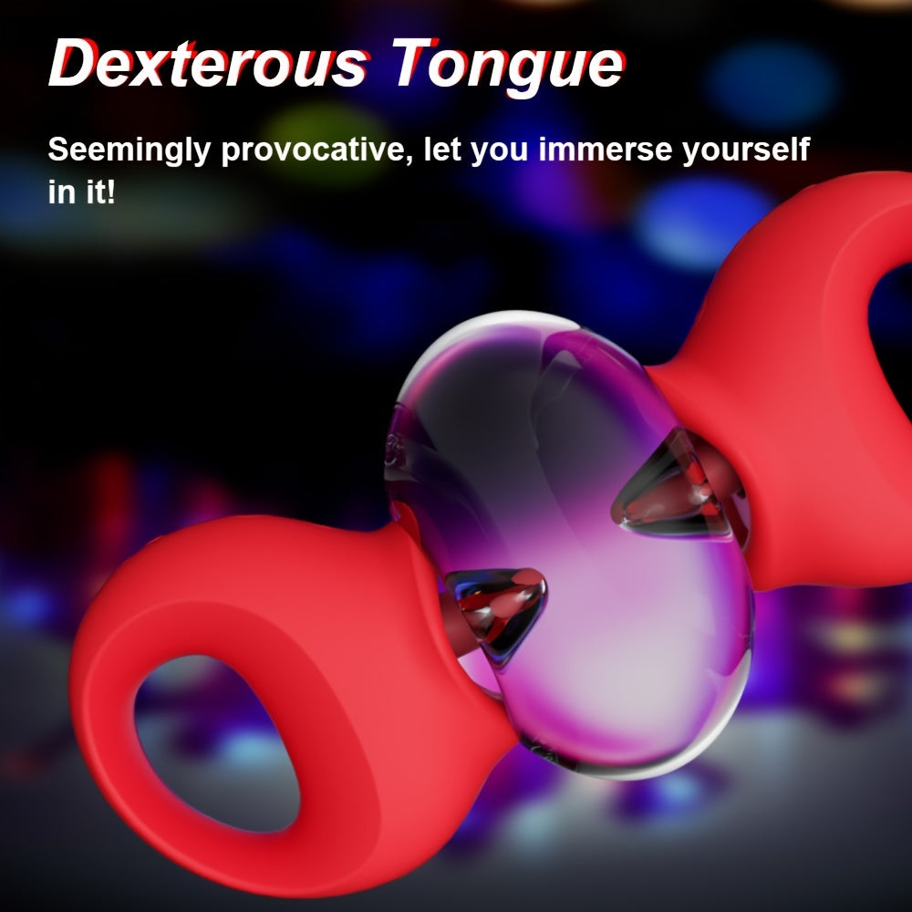 Powerful Tongue Vibrator for Women, Clitoris Sucker Sex Toy - HeartCaptor