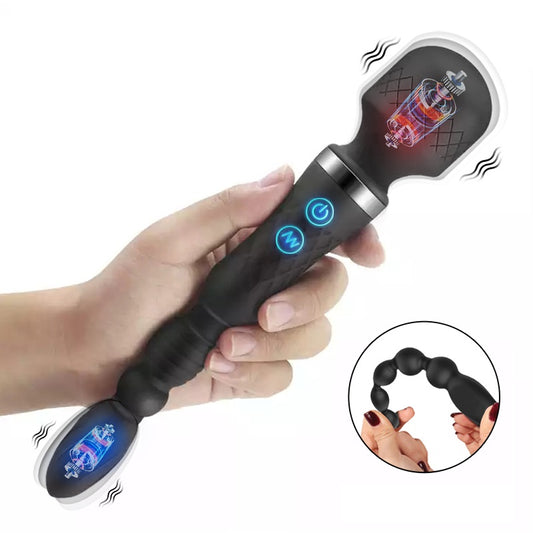 Excite Yourself: Powerful Dildo Vibrator for Clitoris, G-Spot & Anal Stimulation - HeartCaptor