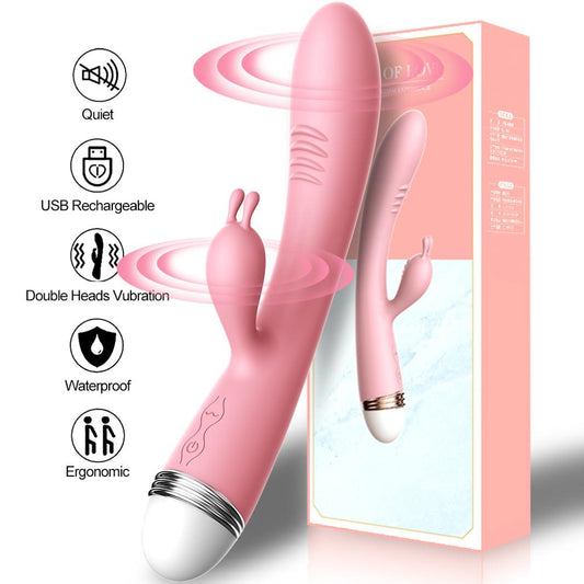 Medical Grade Silicone Rabbit Vibrator for Enhanced Pleasure