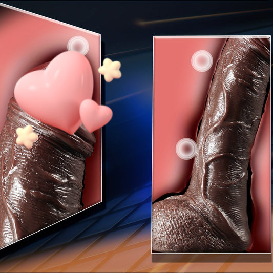 10'' Realistic Skin-like Dildo with Suction Cup