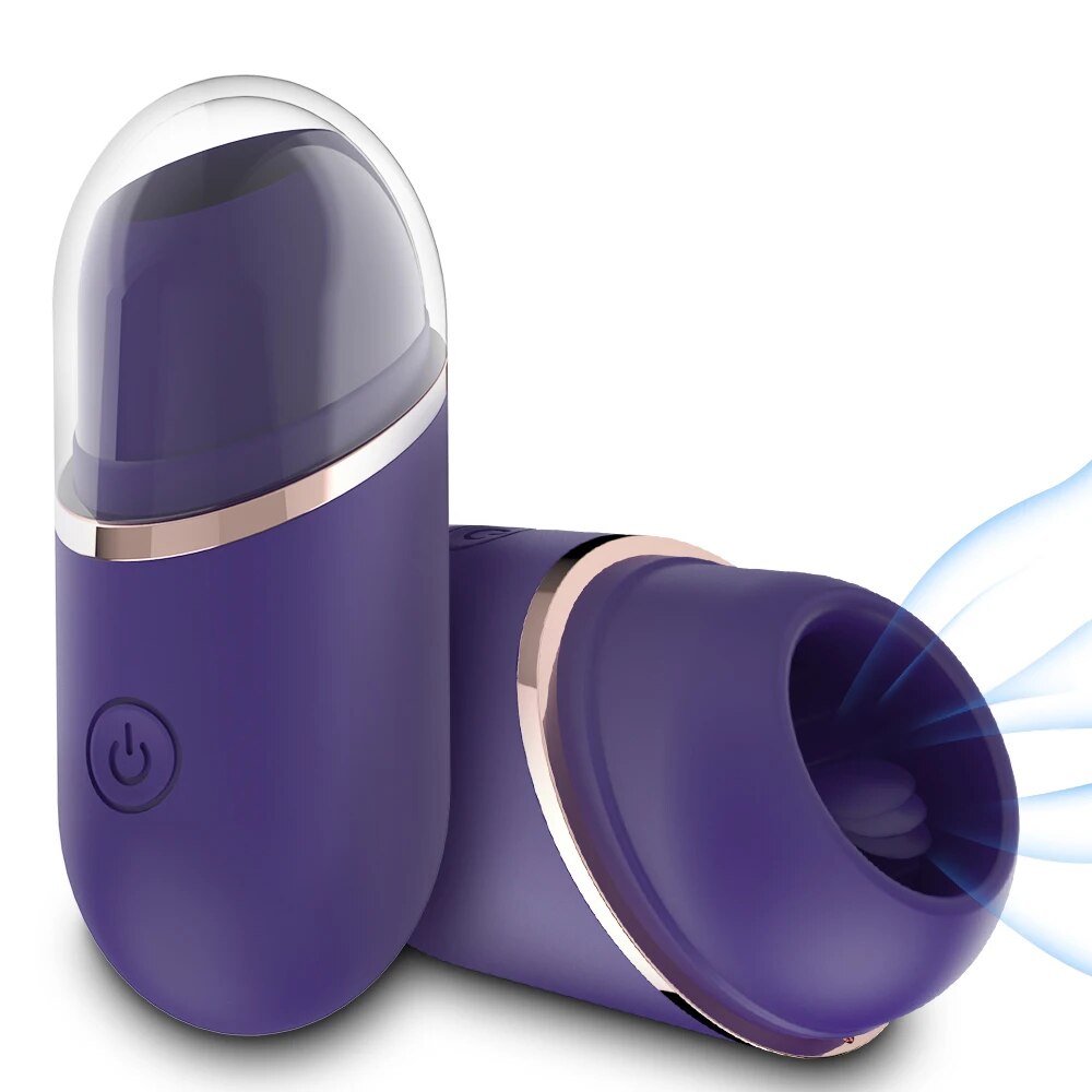 Clit Vibrator with Tongue Licking & Clitoris Stimulation, 9 Vibration Modes - HeartCaptor