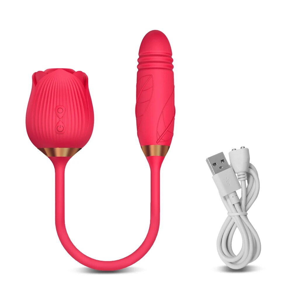 Dual Head Vibrator for Clitoral and G Spot Stimulation - HeartCaptor