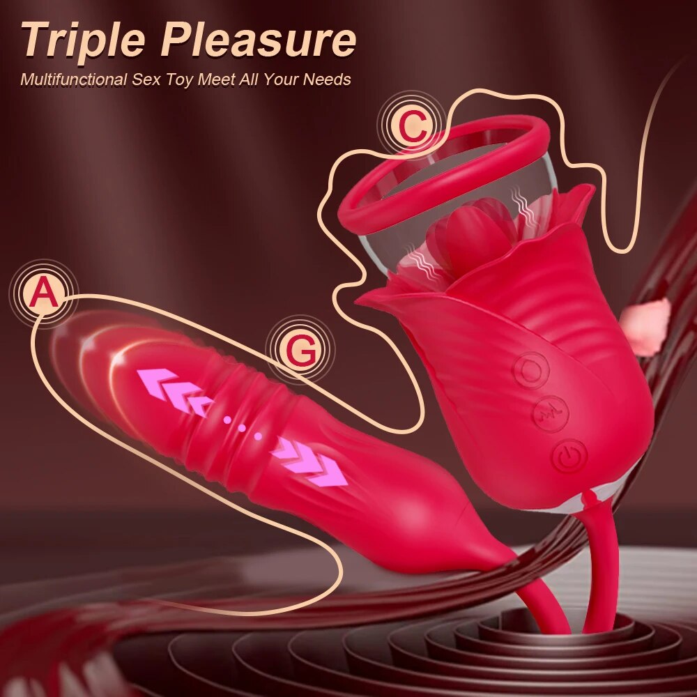 Dual Head Vibrator for Clitoral and G Spot Stimulation - HeartCaptor