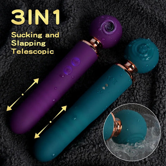 Telescopic G-Spot Vaginal Stimulator Vibrator for Women - HeartCaptor