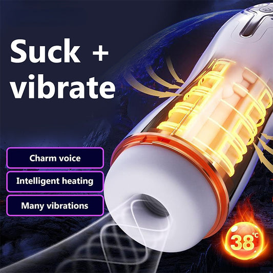 Advanced TPE Masturbation Cup with Suction, Vibration, and Heating