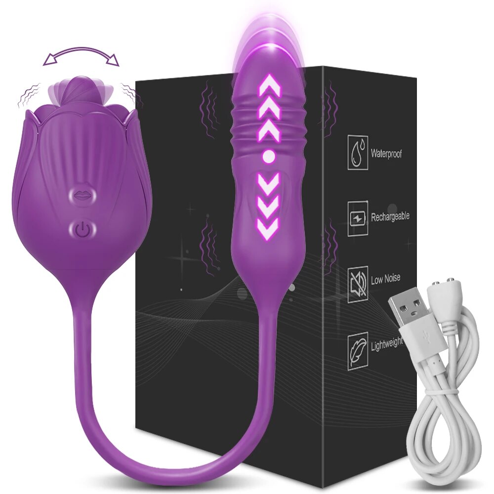 Tongue Licking Vibrator for Women - HeartCaptor