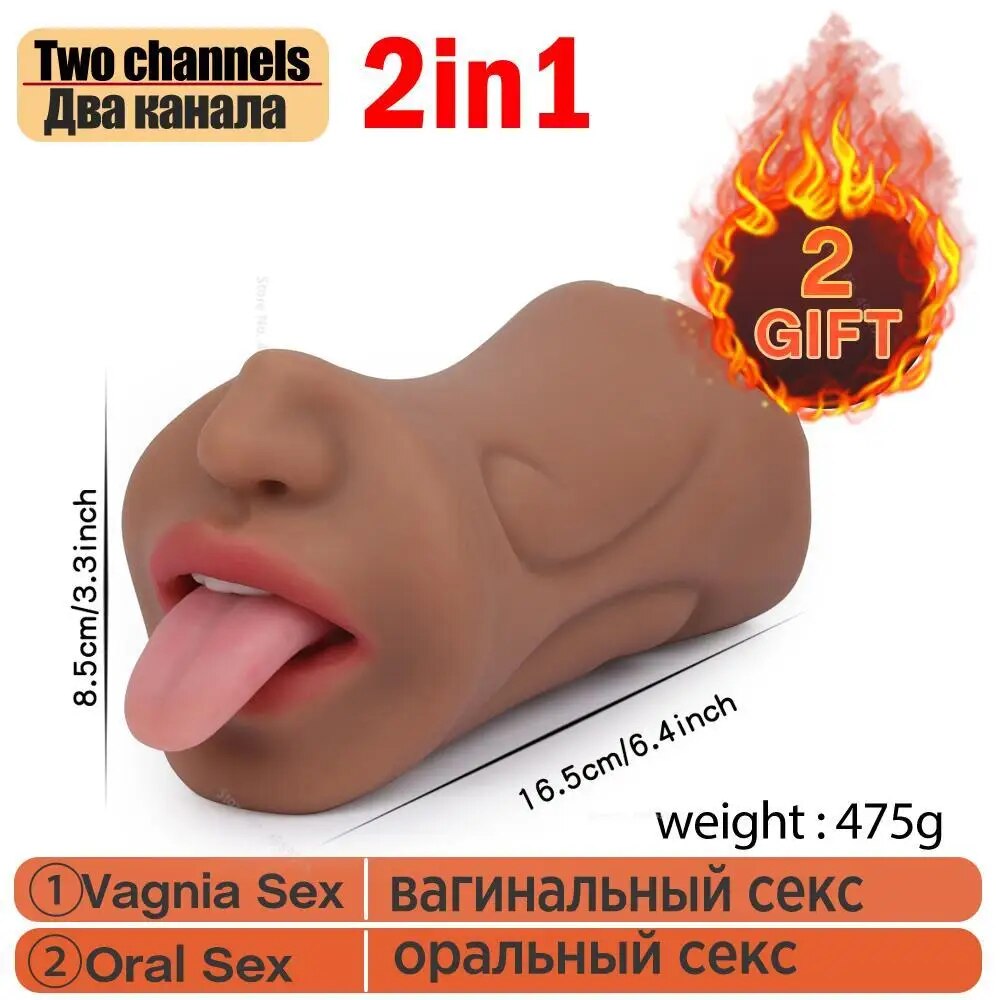 Realistic Silicone Vagina Masturbator for Men - HeartCaptor