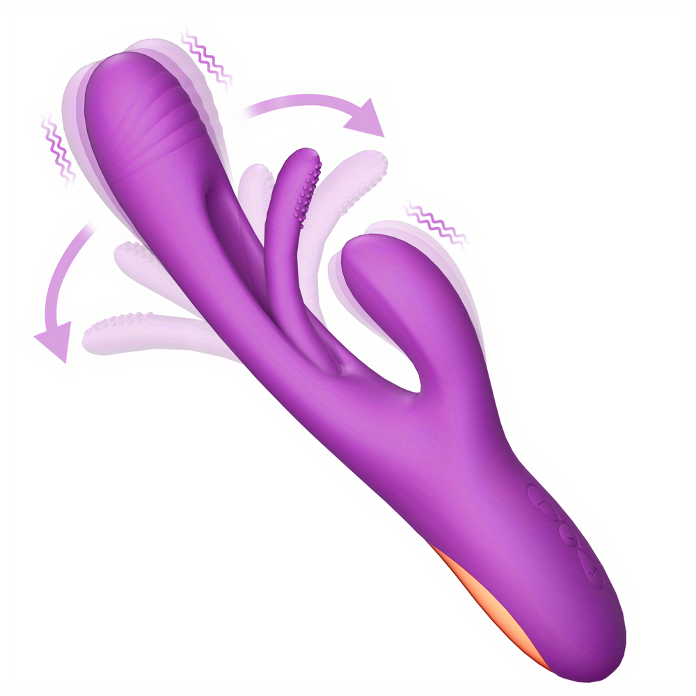 Rabbit Sucking Vibrator with 10 Vibration Modes - HeartCaptor