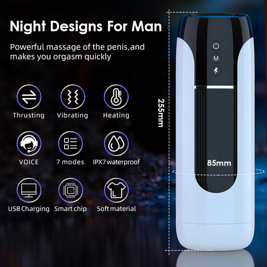 5-in-1 Interactive Male Masturbator with Advanced Features