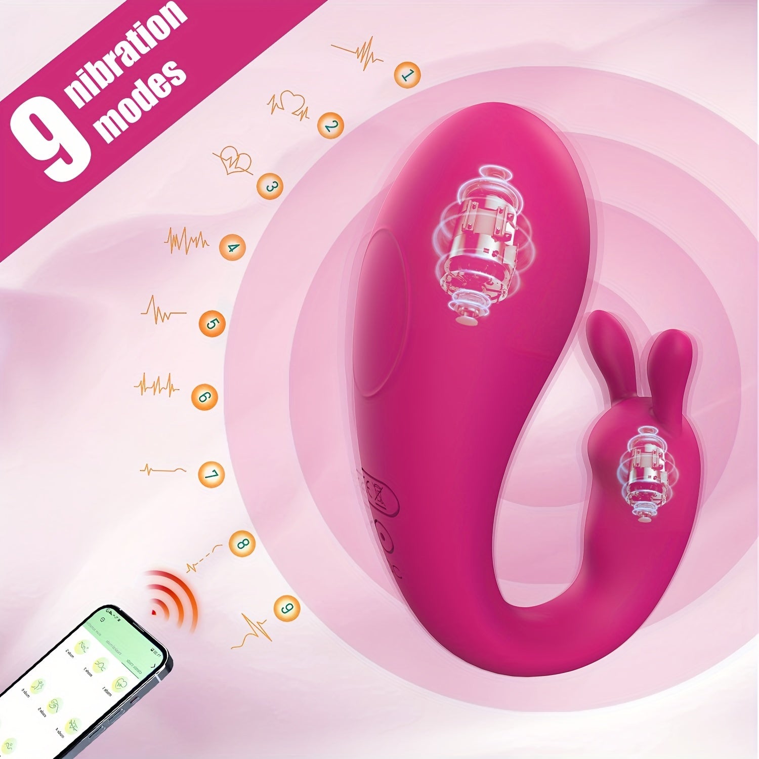 Remote Control G-spot Panty Vibrator - HeartCaptor