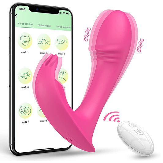 Rechargeable Wearable Vibrator with Remote Control - HeartCaptor