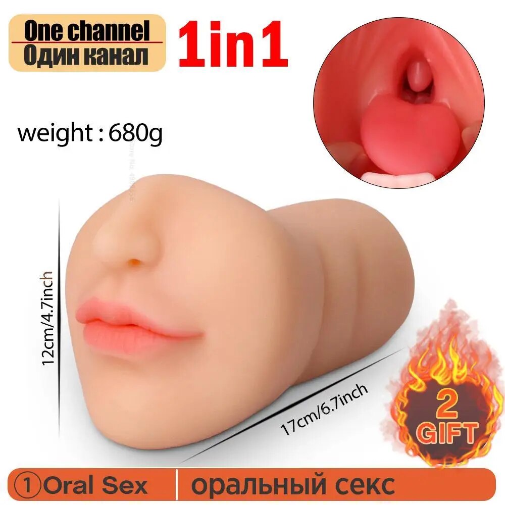 Realistic Silicone Vagina Masturbator for Men - HeartCaptor