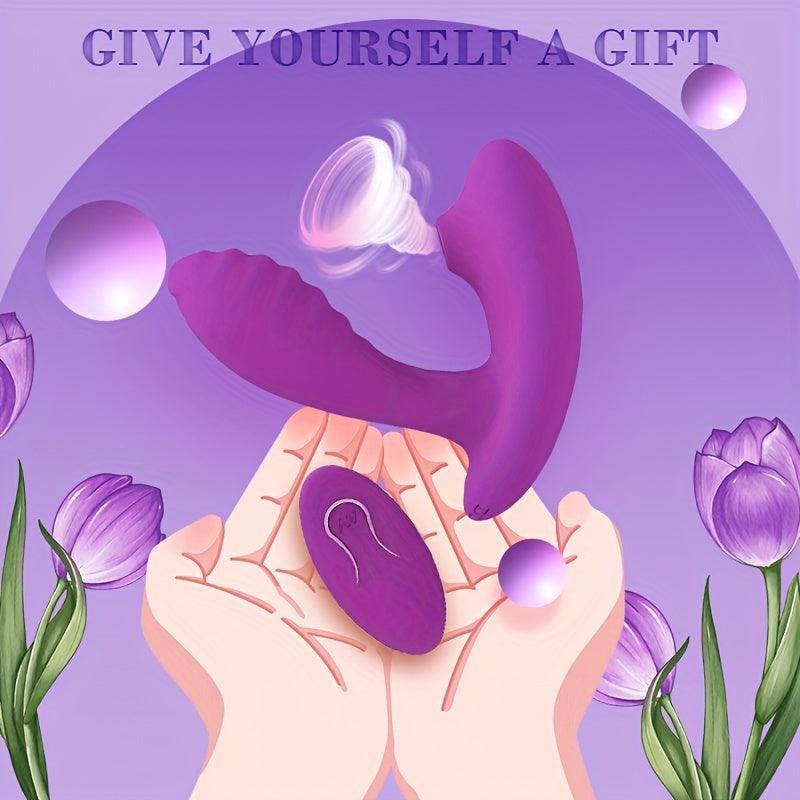 Remote Control Sucking Vibrator for Women - HeartCaptor