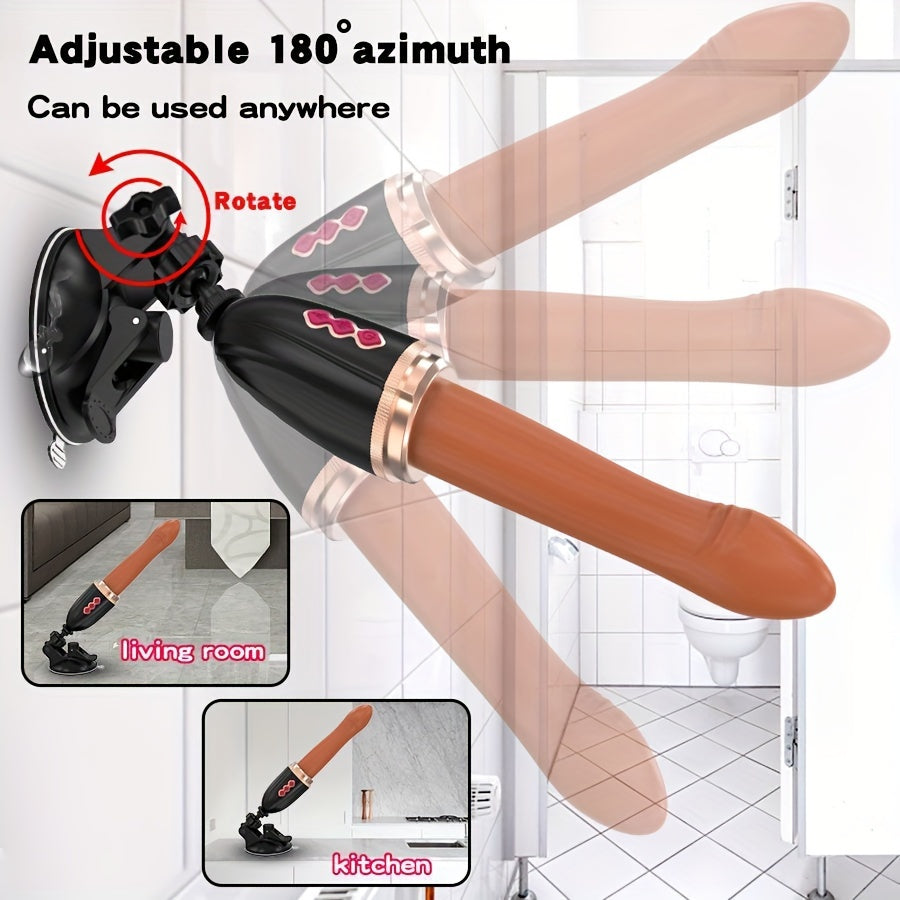 Realistic Vibrating Dildo with Thrusting & Vibrating Modes - HeartCaptor