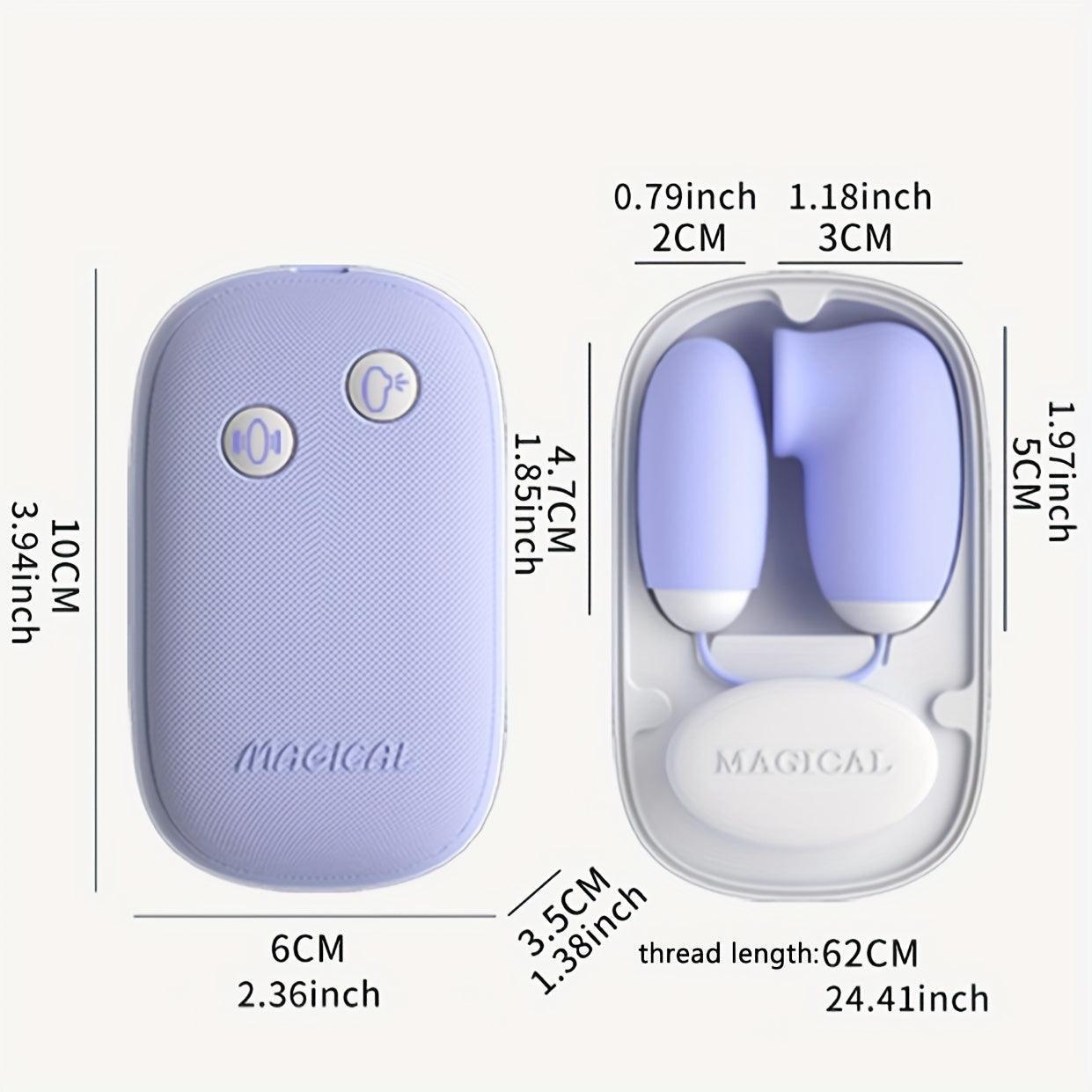 Dual Vibrator with 12 Sucking Modes and 12 Vibration Modes - HeartCaptor