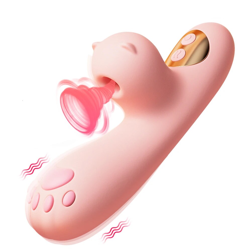 Clitoral Suction Cup Vibrator for Women - HeartCaptor