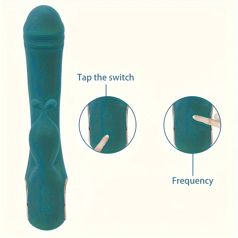 G-Spot Rabbit Vibrator, 10 Vibration Patterns - HeartCaptor