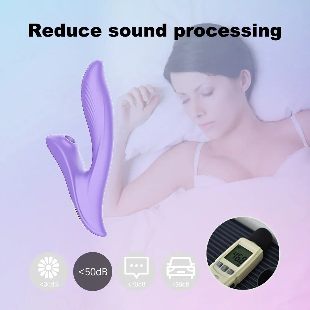 10 Speed G-spot Sucking Vibrator for Clitoris Stimulation Adult Sex Toy - HeartCaptor