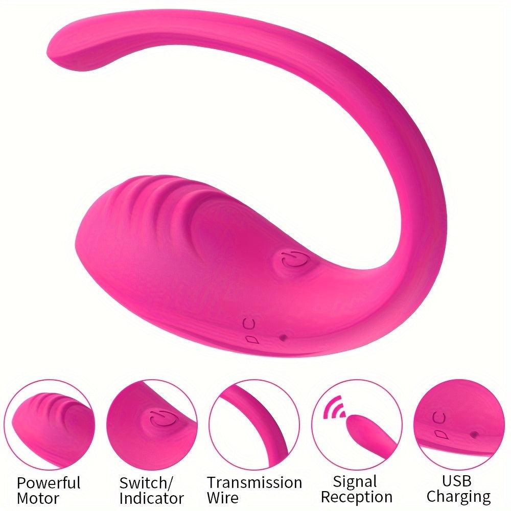 Silicone Wearable G-spot Vibrator with APP Control - HeartCaptor