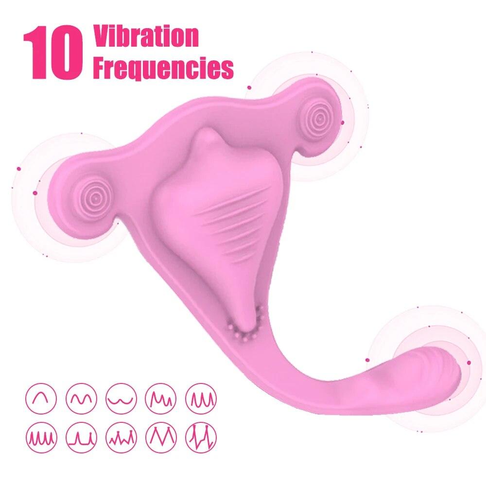 APP Controlled Wearable Panty Vibrator for Women - 10 Vibrating Modes - HeartCaptor