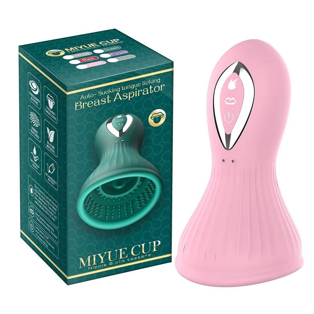 Breast Enlargement Massager with Clitoral Sucking Stimulation - HeartCaptor