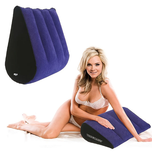 Inflatable Ramp Pillow for Enhanced Intimacy