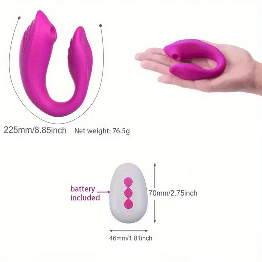 Wearable Vagina Sucking Vibrator with Remote Control - HeartCaptor