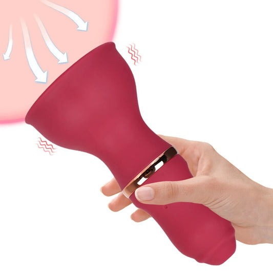 Silicone Nipple Clitoris Massager 7 Modes Vibrator for Women - HeartCaptor