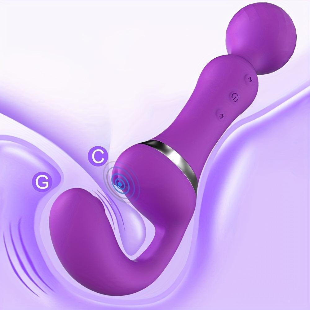 Double Head G Spot Vibrator with 10 Vibration Modes - HeartCaptor