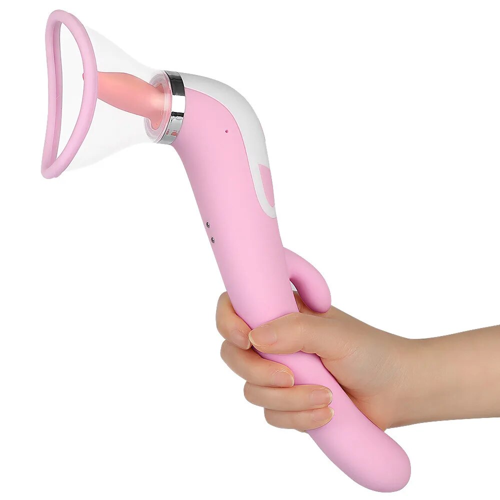 High-Frequency Vibrating Clitoris Stimulator with Suction - HeartCaptor