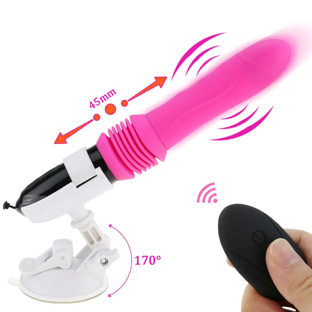 Thrusting G-spot Dildo Vibrator for Women - HeartCaptor