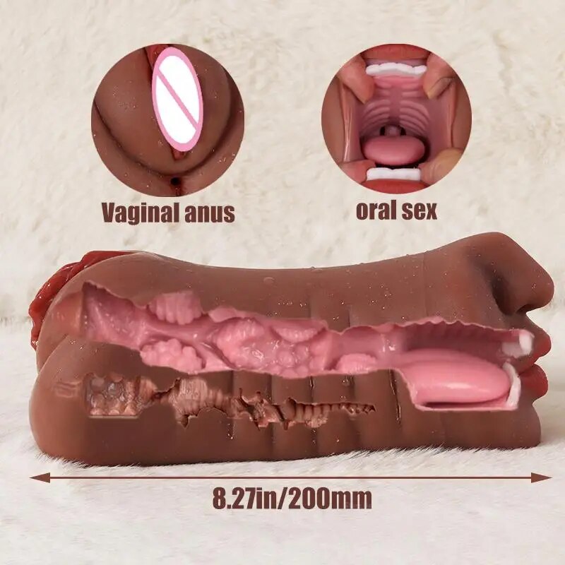 Realistic Silicone Vagina Masturbator for Men - HeartCaptor