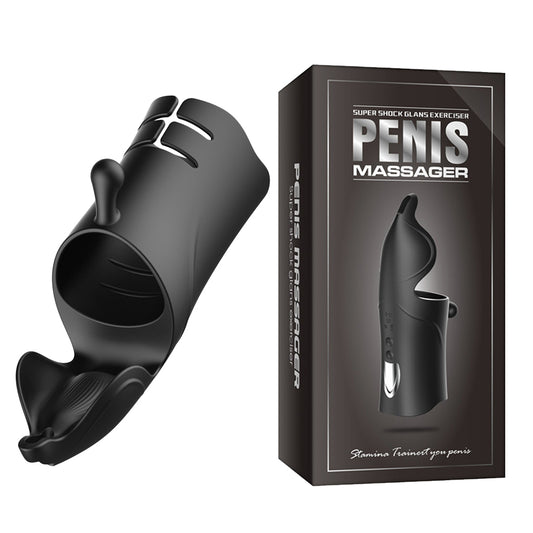 Advanced Double Motor Vibration Penis Delay Trainer for Men