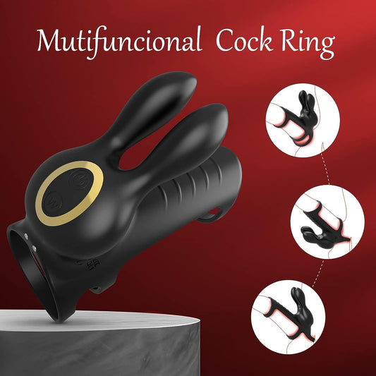 Dooley Triple Vibration Wireless Remote Control Penis Ring for Couples