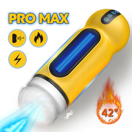 Advanced Interactive Male Masturbator with Suction, Vibration, and Heating